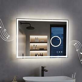 ANNWA Bluetooth Badezimmerspiegel mit Beleuchtung