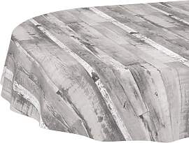 ANRO Tischdecke oval abwaschbar ohne Einfassung