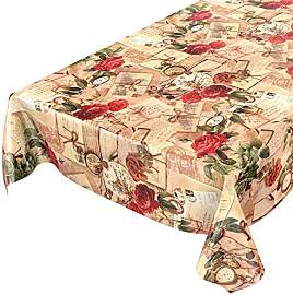 ANRO Tischdecke Wachstischdecke Wachstuch