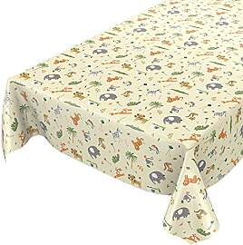 ANRO Tischdecke Wachstuch abwaschbar