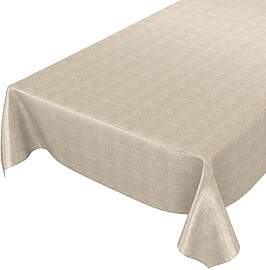 ANRO Wachstuchtischdecke abwaschbar Beige
