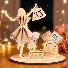 Anruzon 35 Geburtstag Geschenk Frauen -
