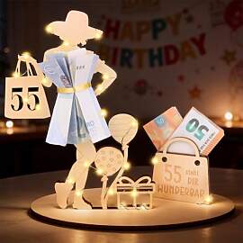 Anruzon Geldgeschenke Geburtstag 55 Geburtstag