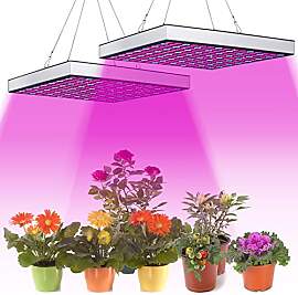 Ansobea 2x45W LED Pflanzenlampe, 225 LEDs Grow