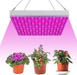 Ansobea 45W LED Pflanzenlampe, 225 LEDs Grow Lampe 