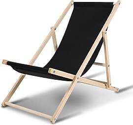 Ansobea Liegestuhl klappbar Holz,Gartenliege