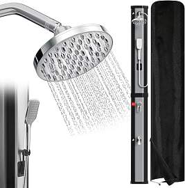 Ansobea Silber Solardusche - 60 Liter Solar