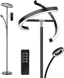 ANTENLICHT Stehlampe LED Dimmbar|Schwarz