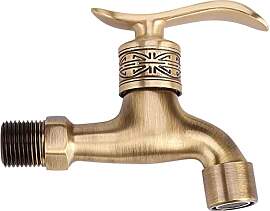 Antiken Wasserhahn Messing Hebelgriff Outdoor