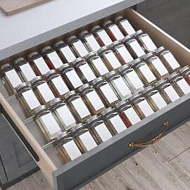 Antimbee Gewürz Organizer Schublade, 4 Etagen- 8