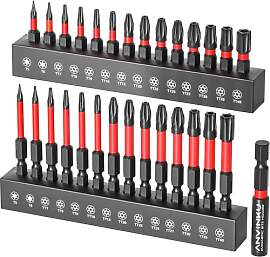 ANVINKU 29-teiliges Torx-Bit-Set, T5-T40