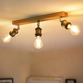 ANWIO Deckenstrahler 3 Flammig E27, Deckenleuchte