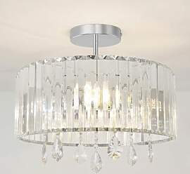 ANWIO Kristall Kronleuchter, 3-flammig Kristall