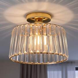 ANWIO Modern Deckenleuchte Wohnzimmer Gold