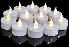 Anzhen LED Teelichter,12Stück Flammenlose