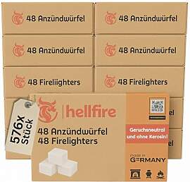Anzündwürfel 576 Stück geruchlos auf