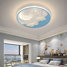 AOEH LED Kinder Deckenlampe Stern Mond