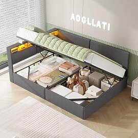 AOGLLATI Polsterbett Schlafsofa 140x200 mit