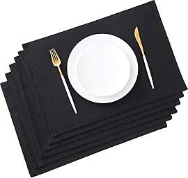 AOKSUNOVA Tischset Abwaschbar 6er Set Platzset