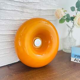 AoLa Donut Lampe Orange LED Innen Wandlampe Touch