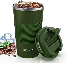Aolieh Thermobecher 510 ml, Kaffeebecher to Go aus 