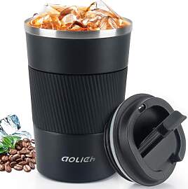 Aolieh Thermobecher Kaffeebecher to Go 380 ml,