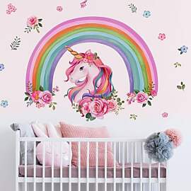 Aolso Wandtattoo Regenbogen, Wandtattoo Regenbogen 