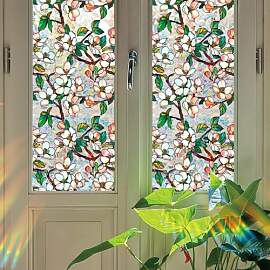 Aomkmi Buntglas-Fensterfolie, UV-beständig,