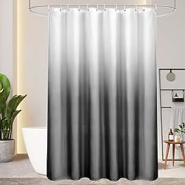 AooHome Duschvorhang 220X200cm Textil, Grau