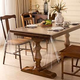 AooHome Tischdecke Transparent 100X140cm,
