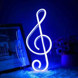 AOOTE Music Note Neonschilder,