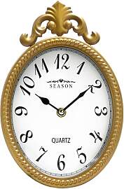 AOROTOE Retro Wanduhr Dekoration Gold Wandkunst