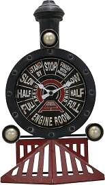 AOROTOE Vintage Wanduhr Zug Geschenke für Männer 