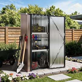 Aoxun 3'x2' Metall-Gerätehaus mit 2