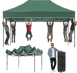 Aoxun Faltpavillon 3x4,5m Wasserdicht Stabil, Pop