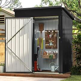 Aoxun Gerätehaus Metall 150 x 91 x 185 cm,