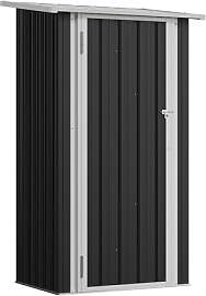 Aoxun Metallschuppen mit abschließbaren Türen,