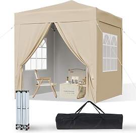 Aoxun Pop Up Pavillon 2x2m Wasserdicht mit 4