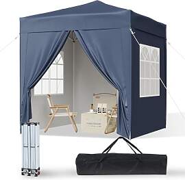 Aoxun Pop Up Pavillon 2x2m Wasserdicht mit 4