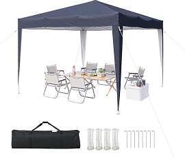 Aoxun Pop Up Pavillon 3x3 Wasserdicht,