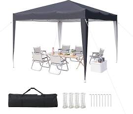 Aoxun Pop Up Pavillon 3x3 Wasserdicht,