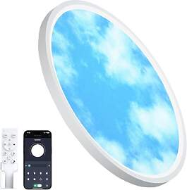 Aphyni Himmel Deckenlampe LED Ø40 cm, 33W dimmbar 