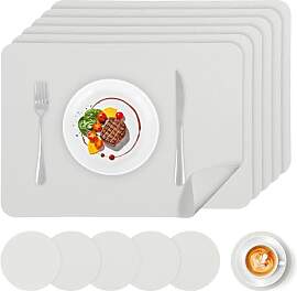 APLKER Tischset Leder 6er Set - Kunstleder
