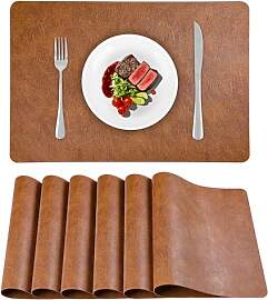 APLKER Tischsets Abwaschbar 6er Set,