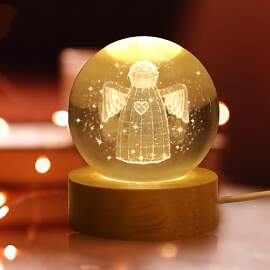 APODESS Schutzengel Geschenk LED Glücksbringer