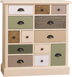 Apothekerkommode in Landhausoptik shabby chic /