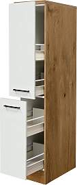Apothekerschrank Avila Eichefarben/Magnolie