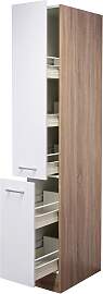 Apothekerschrank Samoa Weiß/Eichenfarben