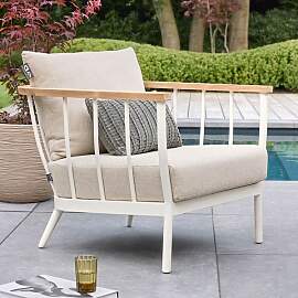 Apple Bee Condor Loungesessel Aluminium/Bee Wett