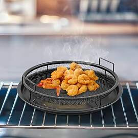 Apriltop Drahtkorb Grill mit Tablett, Durchmesser